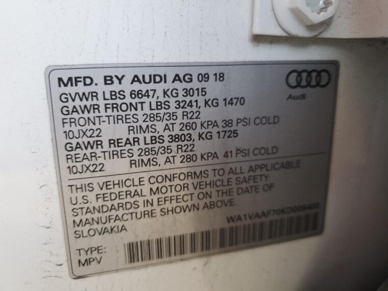 Автомобіль AUDI Q7 PRESTIGE 2019 | GrandCar