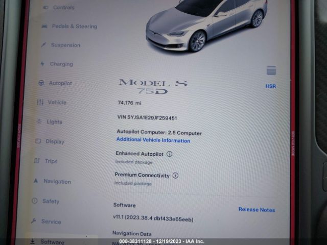 Автомобіль TESLA MODEL S 2018 | GrandCar Автомобіль TESLA MODEL S 2018 | GrandCar