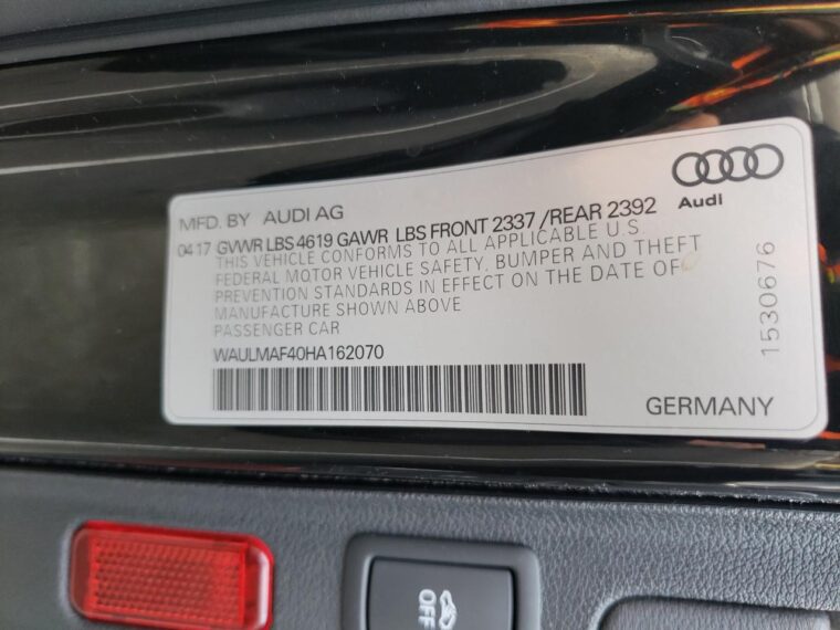 Автомобіль AUDI A4 ULTRA PREMIUM PLUS 2017 | GrandCar