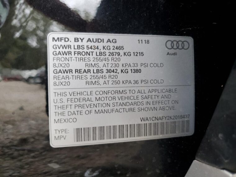 Автомобіль AUDI Q5 PRESTIGE 2019 | GrandCar