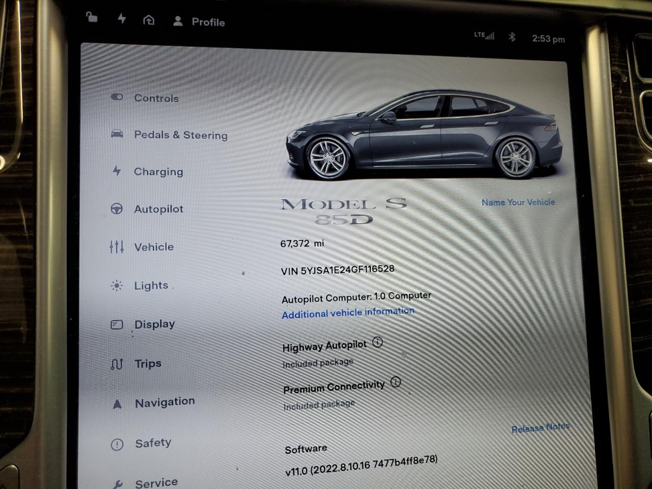 Автомобиль TESLA MODEL S 2016 | GrandCar Автомобиль TESLA MODEL S 2016 | GrandCar