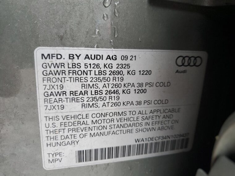 Автомобіль AUDI Q3 PREMIUM S LINE 2022 | GrandCar