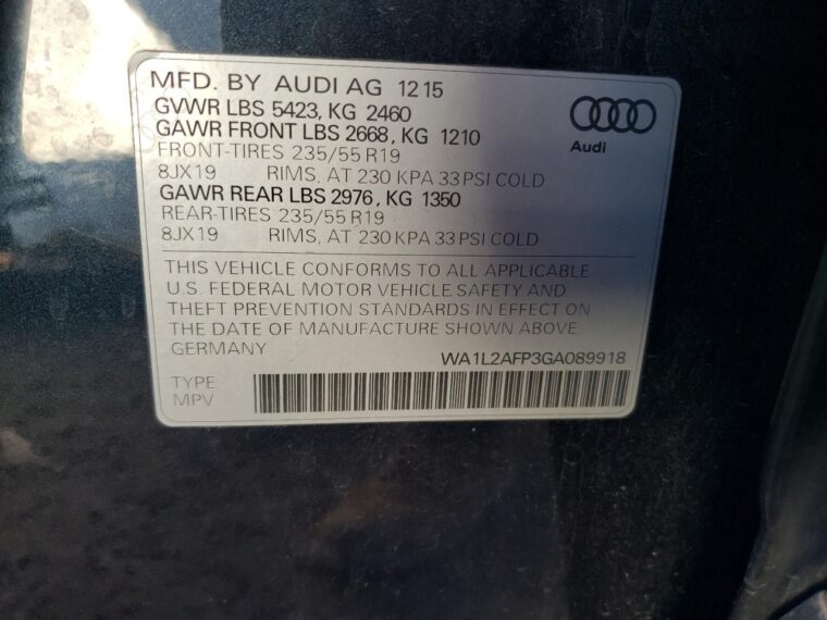 Автомобіль AUDI Q5 PREMIUM PLUS 2016 | GrandCar