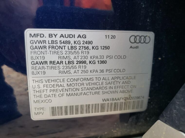 Автомобіль AUDI Q5 PREMIUM PLUS 2021 | GrandCar