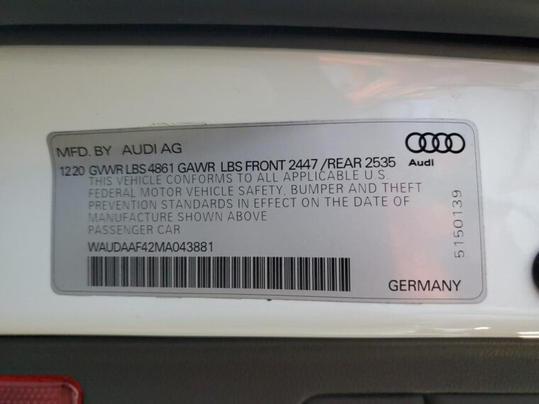Автомобіль AUDI A4 PREMIUM 2021 | GrandCar