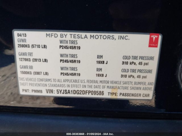 Автомобиль TESLA MODEL S 2013 | GrandCar Автомобиль TESLA MODEL S 2013 | GrandCar