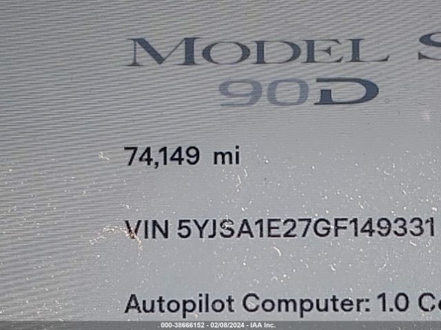 Автомобиль TESLA MODEL S 2016 | GrandCar Автомобиль TESLA MODEL S 2016 | GrandCar