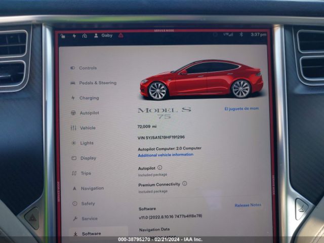 Автомобиль TESLA MODEL S 2017 | GrandCar Автомобиль TESLA MODEL S 2017 | GrandCar