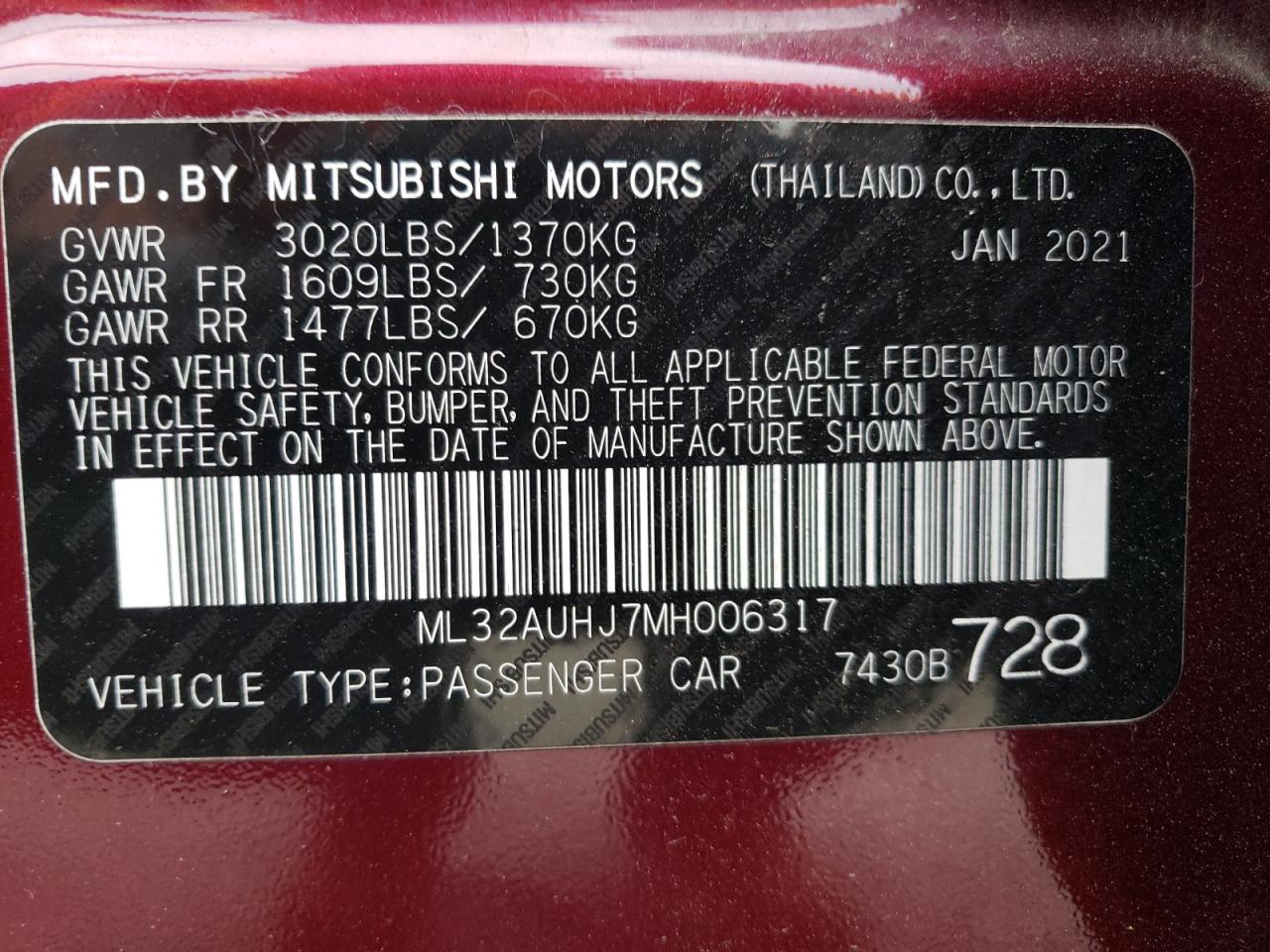 Автомобиль MITSUBISHI MIRAGE ES 2021 | GrandCar Автомобиль MITSUBISHI MIRAGE ES 2021 | GrandCar