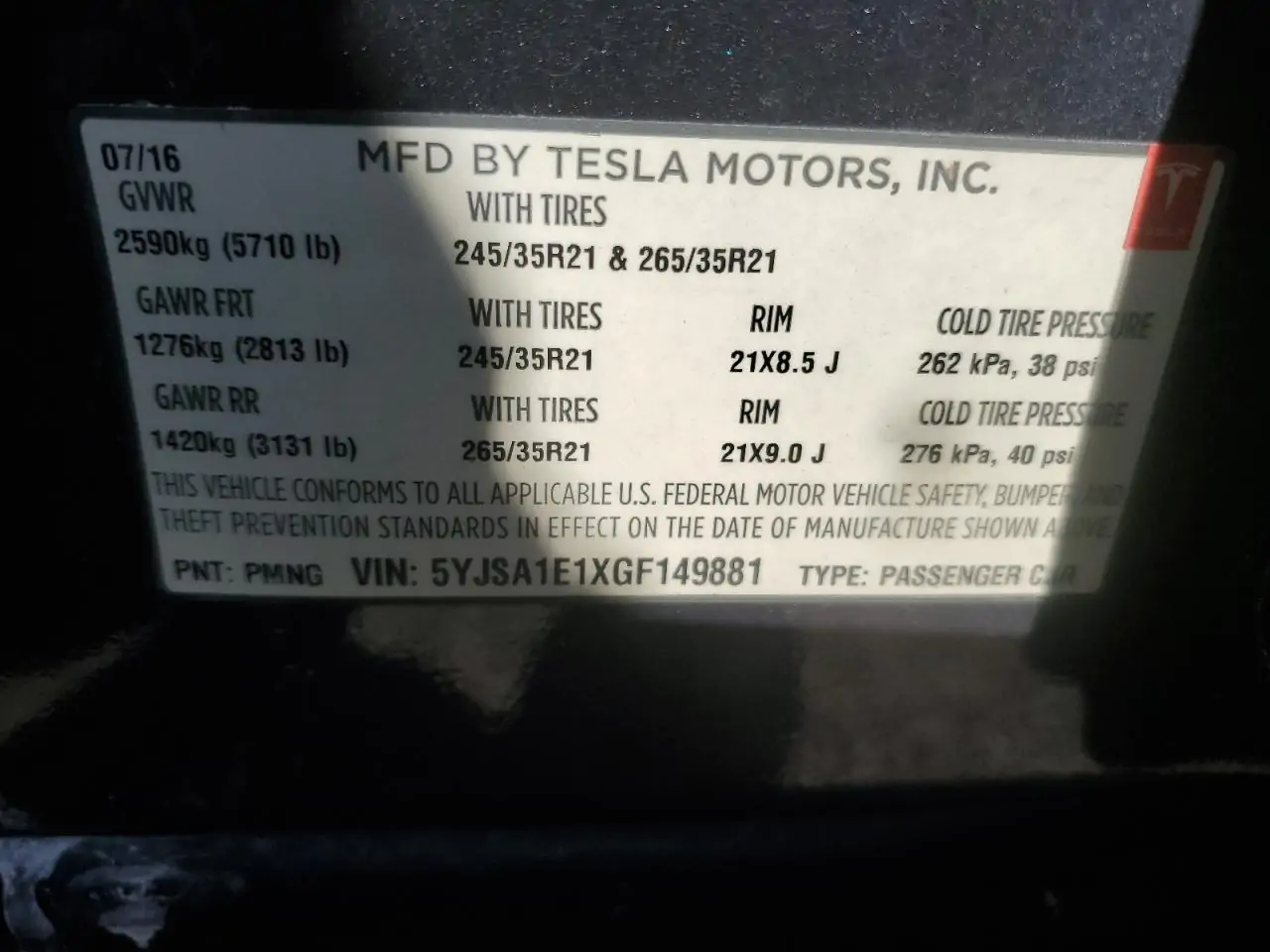 Автомобиль TESLA MODEL S 2016 | GrandCar Автомобиль TESLA MODEL S 2016 | GrandCar