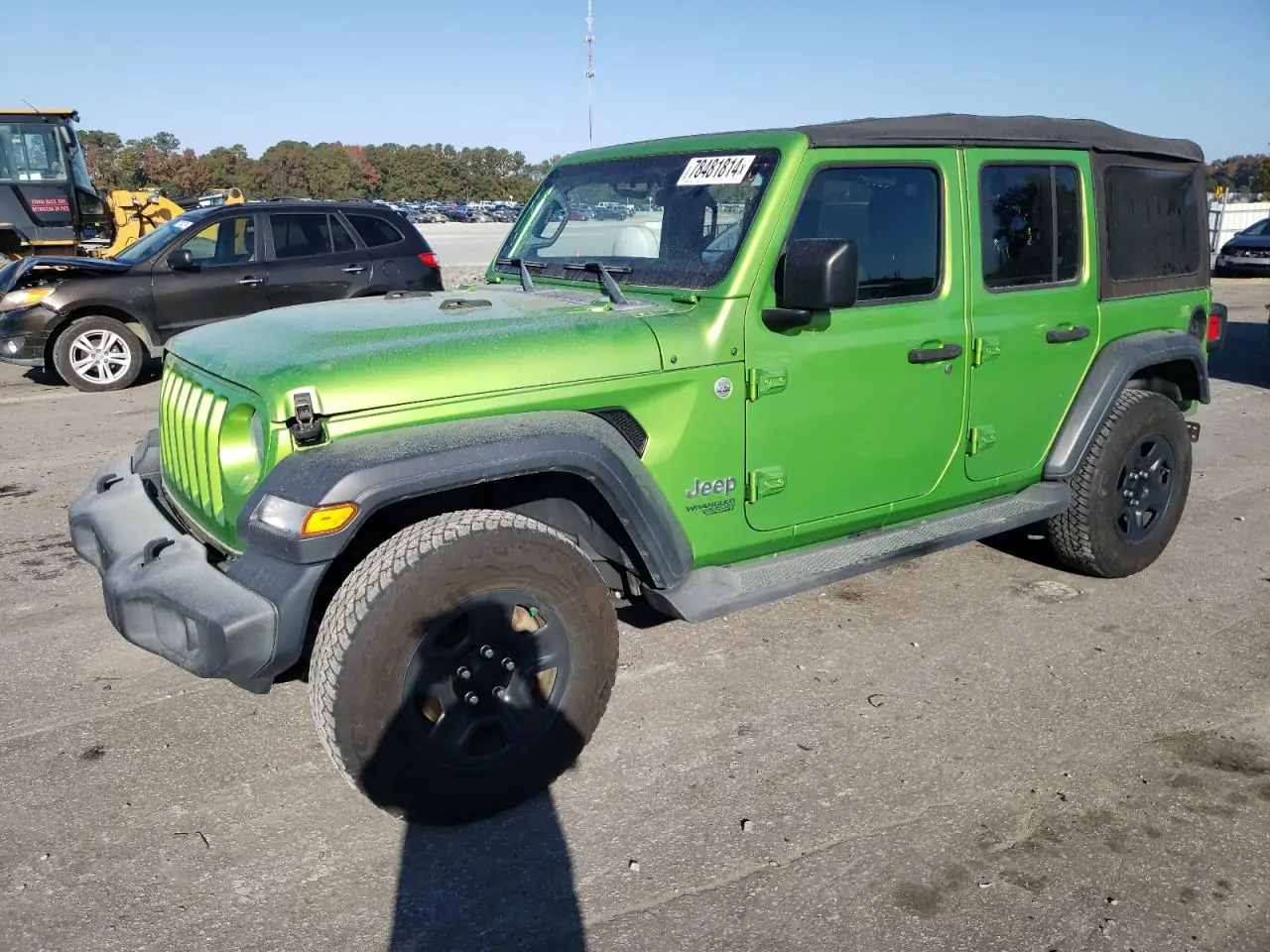Автомобіль JEEP WRANGLER UNLIMITED SPORT 2018 | GrandCar