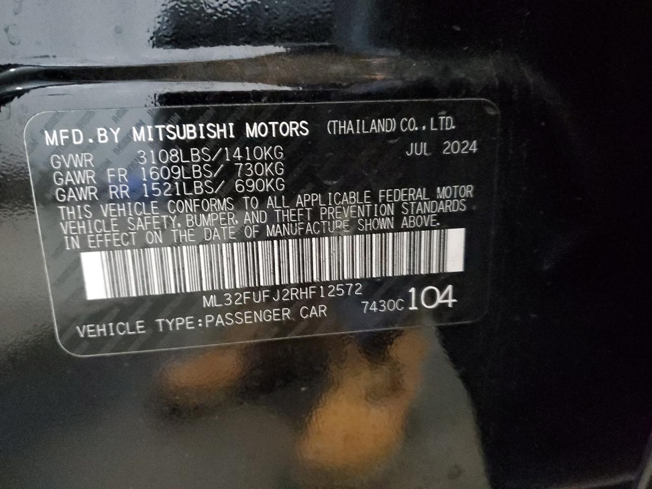 Автомобіль MITSUBISHI MIRAGE G4 ES 2024 | GrandCar Автомобіль MITSUBISHI MIRAGE G4 ES 2024 | GrandCar