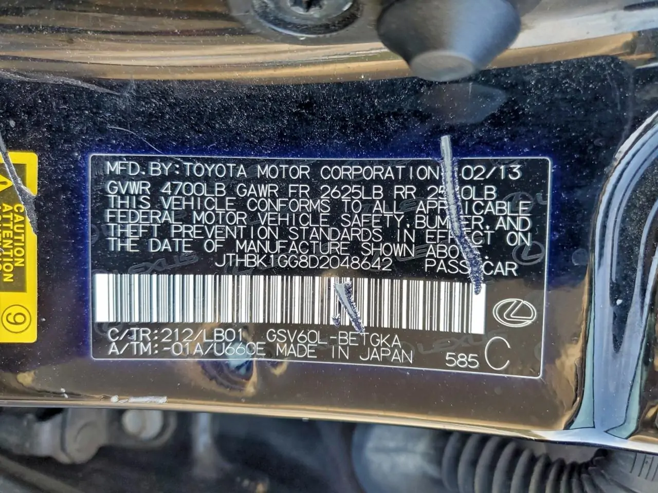 Автомобіль LEXUS ES 350 2013 | GrandCar Автомобіль LEXUS ES 350 2013 | GrandCar