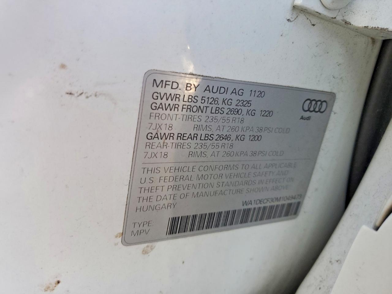 Автомобіль AUDI Q3 PREMIUM S LINE 45 2021 | GrandCar Автомобіль AUDI Q3 PREMIUM S LINE 45 2021 | GrandCar