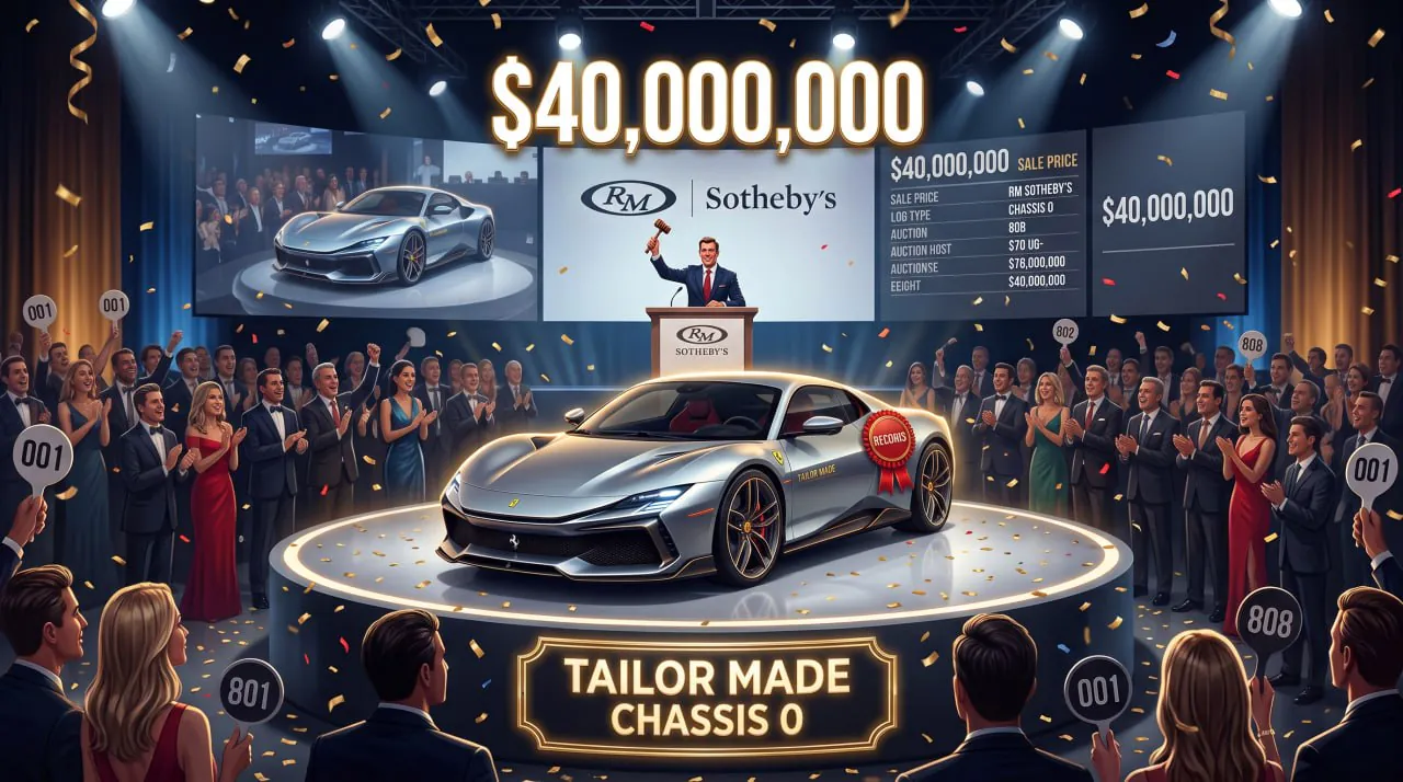 Як перший електричний Ferrari за €550 тисяч після хейту продали за $40 млн?